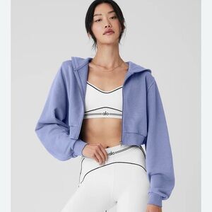 ALO Sweet Escape Iris Blue Hoodie